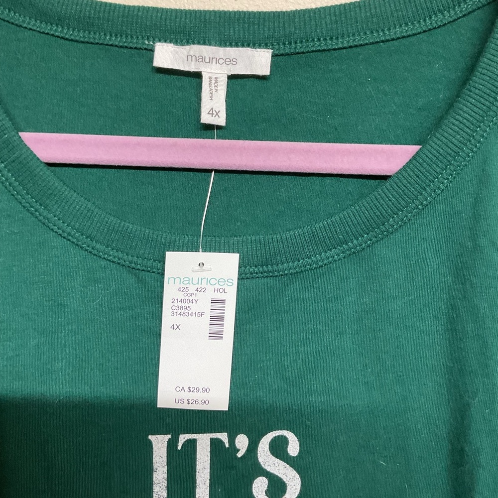 Maurices Teal Graphic Tee - Picture 2 of 3